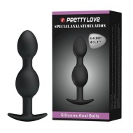 Pretty Love Silicone Anal Balls 4.92 Inch - cena, srovnání