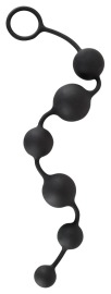 Black Velvet Anal Beads