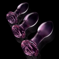 Dream Toys Glaze Glass Rosebud Anal Traning Set - cena, srovnání