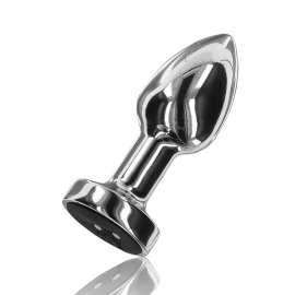 Toy Joy Buttocks The Glider Vibrating Metal Buttplug Small