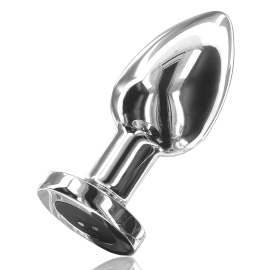 Toy Joy Buttocks The Glider Vibrating Metal Buttplug Large