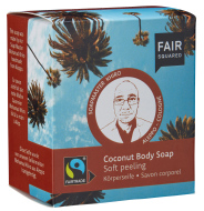Fair Squared Coconut Body Soap Peeling 160g - cena, srovnání
