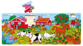 Sparkys BABU - Doskové puzzle farma - 21ks