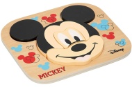 Mikro Mickey Mouse puzzle drevené 22x20cm - cena, srovnání