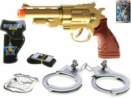 Wiky Pištoľ s putami policajný set 23 cm