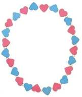 Detoa Detský náhrdelník s ružovými a modrými srdiečkami - cena, srovnání