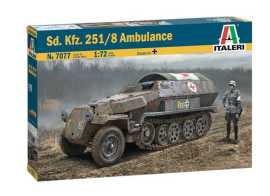 Italeri Model Kit military 7077 - Sd.Kfz. 251/8 Ambulance