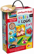 Liscianigioch Montessori drevené kocky a logic - cena, srovnání