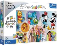 Trefl Puzzle 160 XL Super Shape - Farebný svet Disney - cena, srovnání