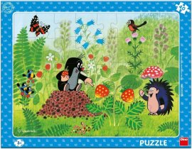 Dino Puzzle Krtko a jahody 40 dielikov doskové