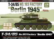 Academy Games Model Kit tank 13295 - T-34/85 No.183 Factory "Berlin 1945" (1:35) - cena, srovnání