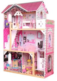 Wiky Drevený domček pre bábiky - veľkosť Barbie