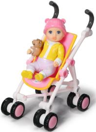 Zapf Creation 906156 BABY born Minis Sada s kocarkom