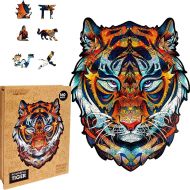 Puzzler Puzzle drevené, farebné - Mocný Tiger - cena, srovnání