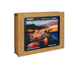 Puzzler Puzzle drevené, farebné - Manarola v Taliansku
