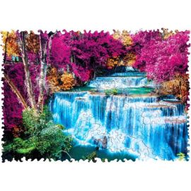 Puzzler Drevené farebné puzzle - Farebný vodopád