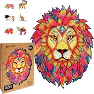 Puzzler Puzzle drevené, farebné - Tajomný lev - cena, srovnání