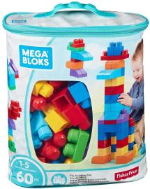 Mattel MEGA BLOKS Kocky v plastovom vrecúšku 60ks