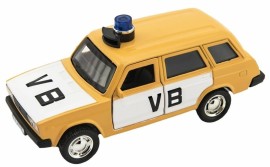 Teddies Policajné auto VB combi kov/plast 12cm