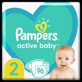 Pampers Active Baby 2 4-8kg 96ks