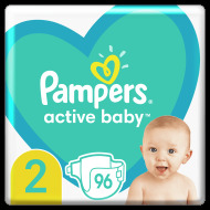 Pampers Active Baby 2 4-8kg 96ks - cena, srovnání