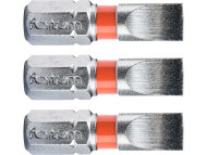 Fortum Bit plochý 3ks, 6x25mm, S2 4741106 - cena, srovnání