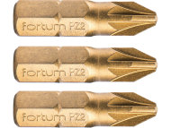 Fortum Bit krížový 3ks, PZ 2x25mm, S2 4741372 - cena, srovnání