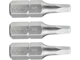 Fortum Bit štvorec 3ks, SQ 1x25mm, S2 4741601
