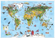Ilustrovaná mapa světa pro malé cestovatele - cena, srovnání