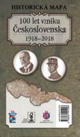 Historická mapa - 100 rokov vzniku Československa 1918-2018
