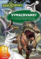 Vymaľovanky so samolepkami - Dinosaury (A4) - cena, srovnání