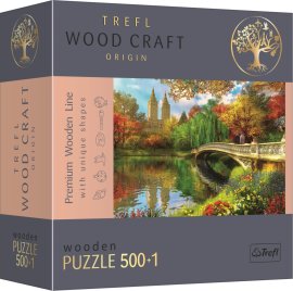 Trefl Drevené puzzle 501 - Central Park, Manhattan