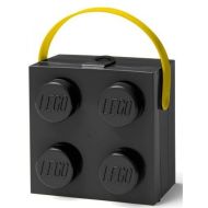 Lego Box s rukoväťou - čierna