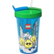 Lego ICONIC Boy pohár so slamkou - modrá/zelená - cena, srovnání