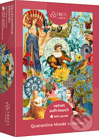 Trefl Velvet Soft-Touch puzzle 500 UFT - Pilar Cucci: Karanténne nálady