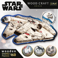 Trefl Drevené puzzle 160 dielikov - Millennium Falcon - cena, srovnání