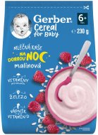 Gerber Cereal mliečna kaša malinová Dobrú noc 230g - cena, srovnání