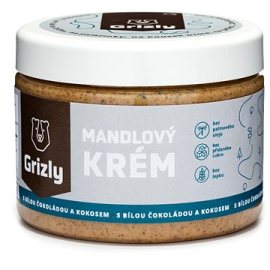 Grizly Mandľové maslo s kokosom a bielou čokoládou 500g