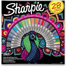 Activa Permanentné popisovače Sharpie Peacock 28 farieb