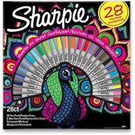 Activa Permanentné popisovače Sharpie Peacock 28 farieb - cena, srovnání