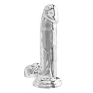 Toy Joy Get Real Clear Dildo with Balls 7 Inch - cena, srovnání