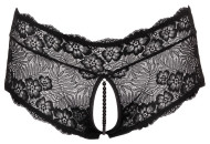 Cottelli Curves Crotchless Floral Lace Panties - cena, srovnání