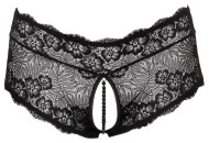 Cottelli Curves Crotchless Floral Lace Panties - cena, srovnání