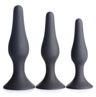 Master Series Triple Spire Tapered Silicone Anal Trainer Set - cena, srovnání