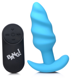 Bang! 21X Silicone Swirl Plug with Remote