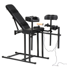 Master Series Ultimate Obedience Chair with Sex Machine