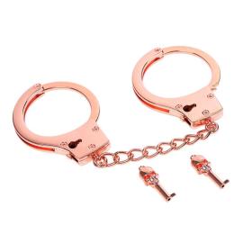 Latetobed BDSM Line Cuffs with Skull Keys