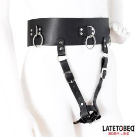 Latetobed BDSM Line Adjustable Female Chastity Belt