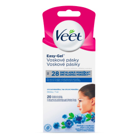 Veet Cold Wax Strips Face for Sensitive Skin 20ks