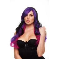 Pleasure Wigs Brandi Black & Purple - cena, srovnání